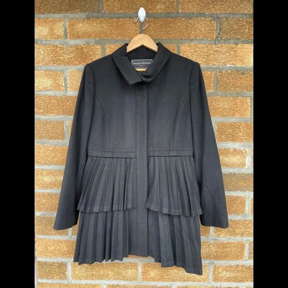 george simonton lamswoolncoat size 10